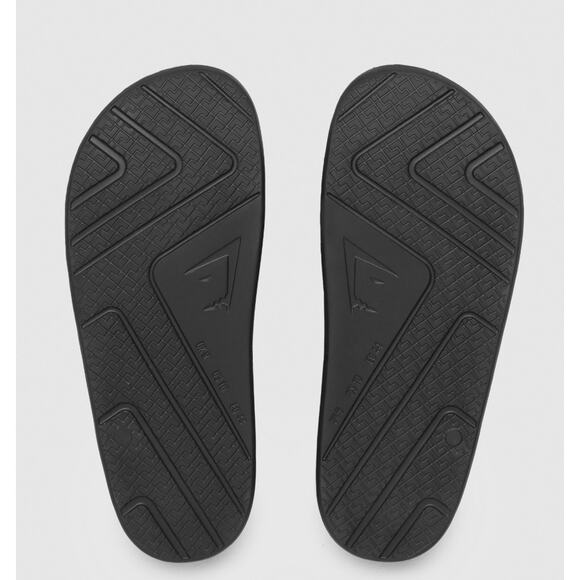 Gymshark Unisex Rest Day Slice Sandals Black Mens Size 13 Womens Size 14 - Picture 6 of 8